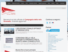 Tablet Screenshot of compagniadellavelagrosseto.it